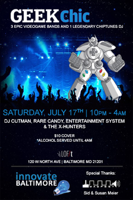 Geek Chic flyer
