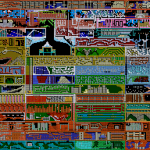 What you can't make out on this huge map of the game, is the fact that there are little door ways that warp you to other sections, block puzzles, entire rooms filled with spike traps and more enemies than you can possibly imagine. At least it looks pretty.